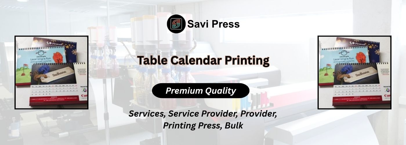 table calendar printing